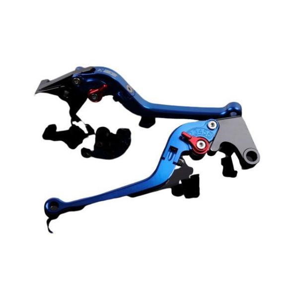 SPEEDRA アルミビレットアジャストレバーセット スタンダード可倒式（レバー本体：ブルー） アジ...