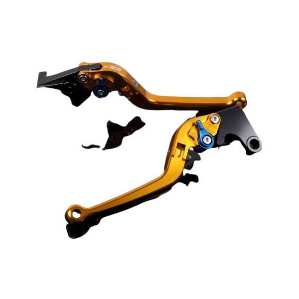 SPEEDRA アルミビレットアジャストレバーセット スタンダード可倒式（レバー本体：ゴールド） ア...