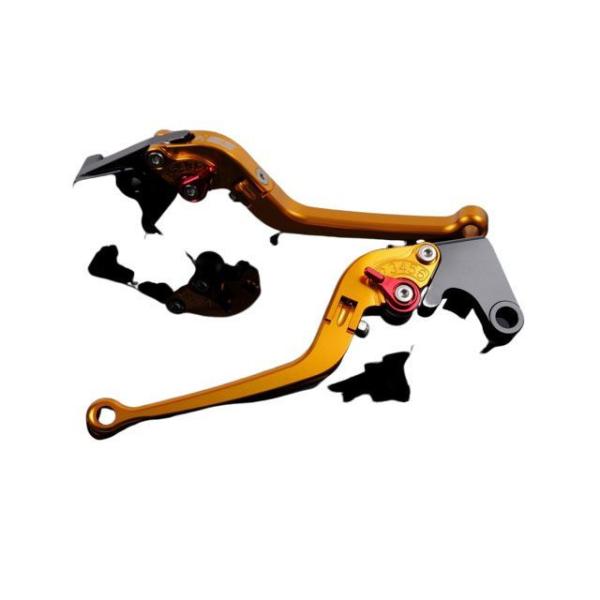 SPEEDRA アルミビレットアジャストレバーセット スタンダード可倒式（レバー本体：ゴールド） ア...