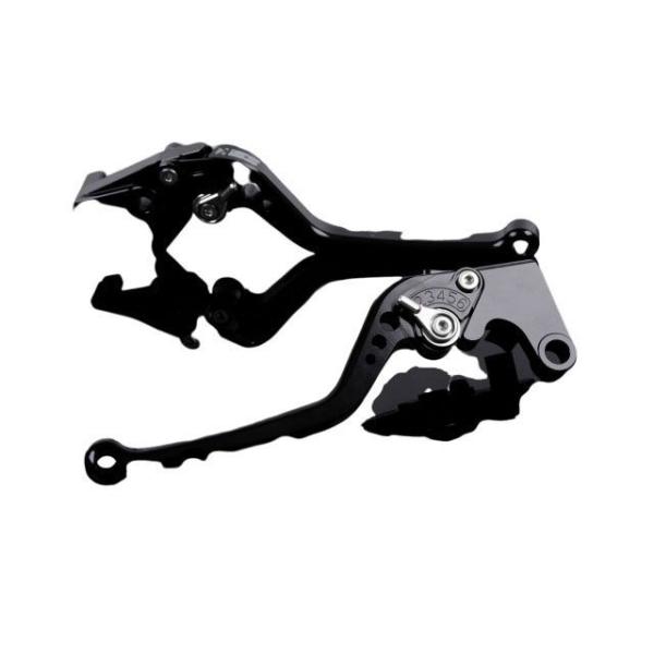 SPEEDRA アルミビレットアジャストレバーセット スタンダードロング（レバー本体：ブラック） ア...