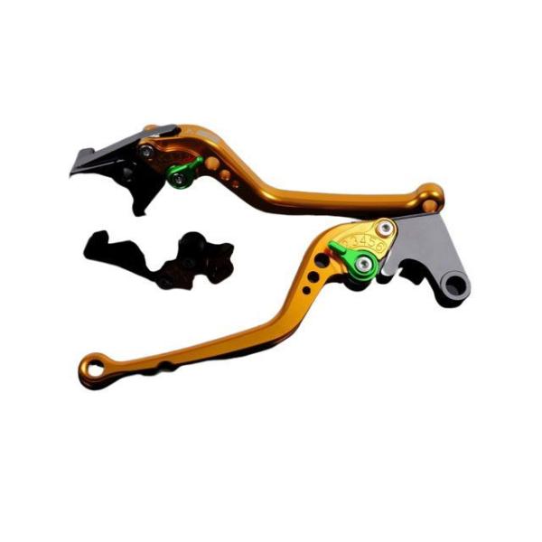 SPEEDRA アルミビレットアジャストレバーセット スタンダードロング（レバー本体：ゴールド） ア...