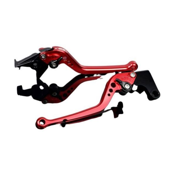 SPEEDRA アルミビレットアジャストレバーセット スタンダードロング（レバー本体：レッド） アジ...