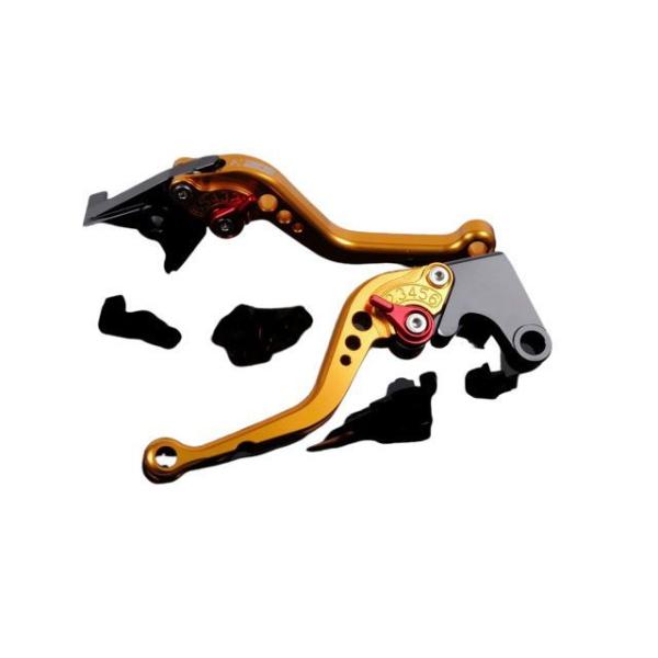 SPEEDRA アルミビレットアジャストレバーセット スタンダードショート（レバー本体：ゴールド） ...