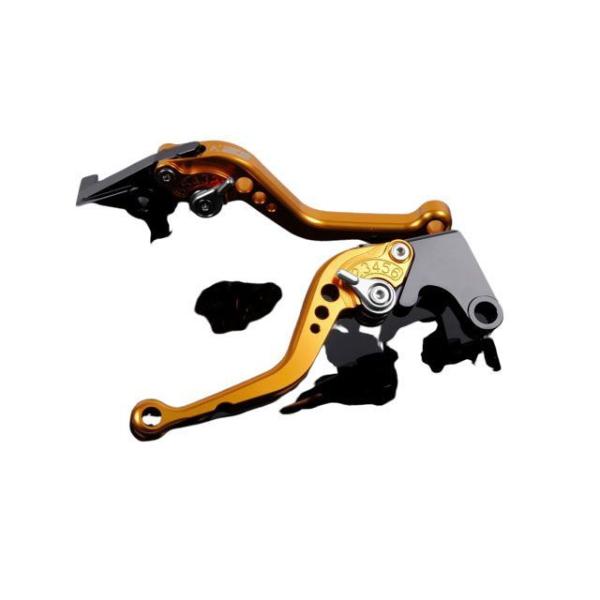 SPEEDRA アルミビレットアジャストレバーセット スタンダードショート（レバー本体：ゴールド） ...