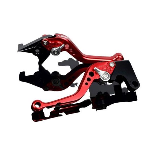 SPEEDRA アルミビレットアジャストレバーセット スタンダードショート（レバー本体：レッド） ア...