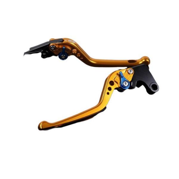 SPEEDRA アルミビレットアジャストレバーセット 3Dロング（レバー本体：ゴールド） アジャスタ...