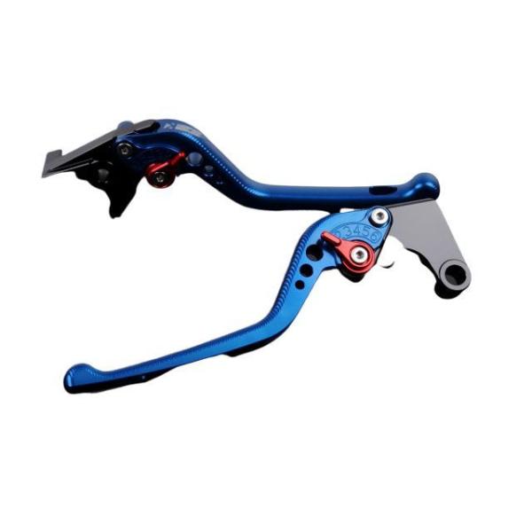 SPEEDRA アルミビレットアジャストレバーセット 3Dロング（レバー本体：ブルー） アジャスター...