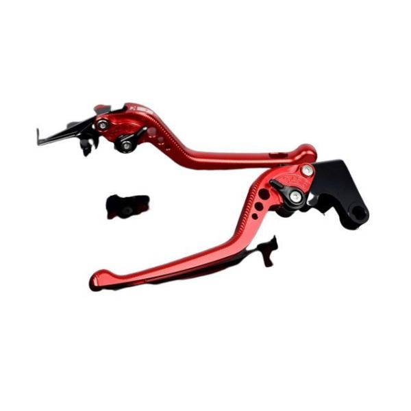 SPEEDRA アルミビレットアジャストレバーセット 3Dロング（レバー本体：レッド） アジャスター...