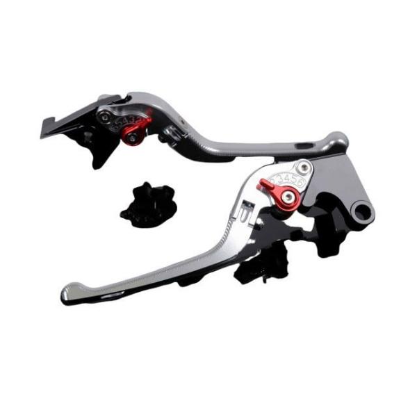 SPEEDRA アルミビレットアジャストレバーセット 3D可倒式（レバー本体：シルバー） アジャスタ...