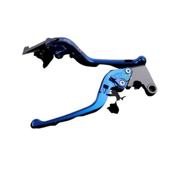 SPEEDRA アルミビレットアジャストレバーセット 3D可倒式（レバー本体：ブルー） アジャスター...