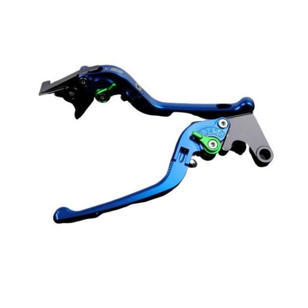 SPEEDRA アルミビレットアジャストレバーセット 3D可倒式（レバー本体：ブルー） アジャスター...