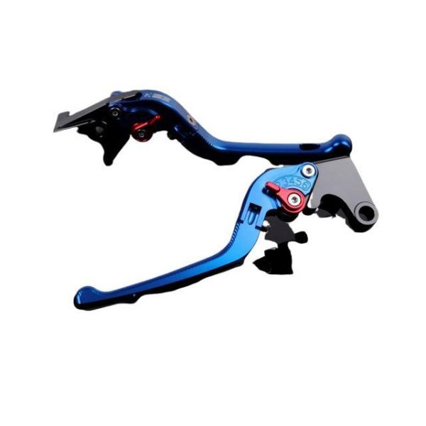 SPEEDRA アルミビレットアジャストレバーセット 3D可倒式（レバー本体：ブルー） アジャスター...