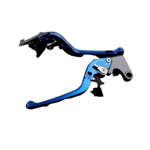 SPEEDRA アルミビレットアジャストレバーセット 3D可倒式（レバー本体：ブルー） アジャスター...