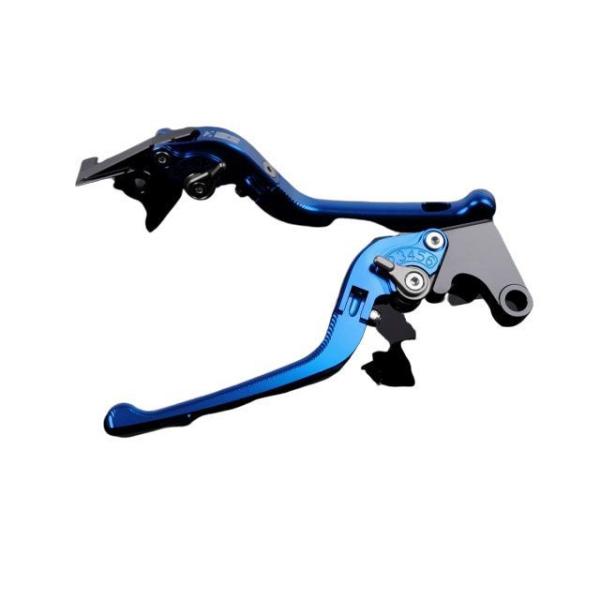 SPEEDRA アルミビレットアジャストレバーセット 3D可倒式（レバー本体：ブルー） アジャスター...