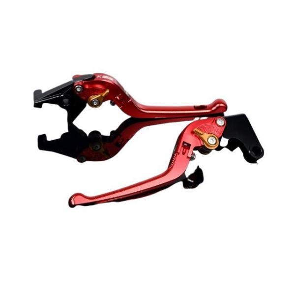 SPEEDRA アルミビレットアジャストレバーセット 3D可倒式（レバー本体：レッド） アジャスター...