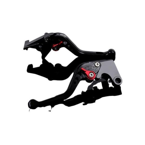 SPEEDRA アルミビレットアジャストレバーセット 3Dショート（レバー本体：ブラック） アジャス...