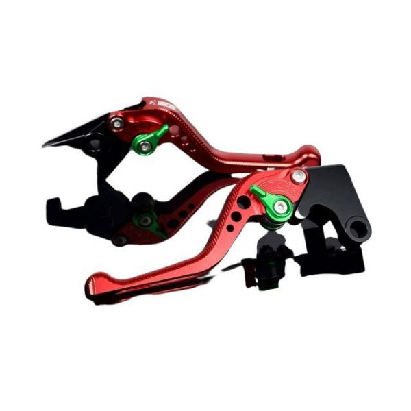 SPEEDRA アルミビレットアジャストレバーセット 3Dショート（レバー本体：レッド） アジャスタ...