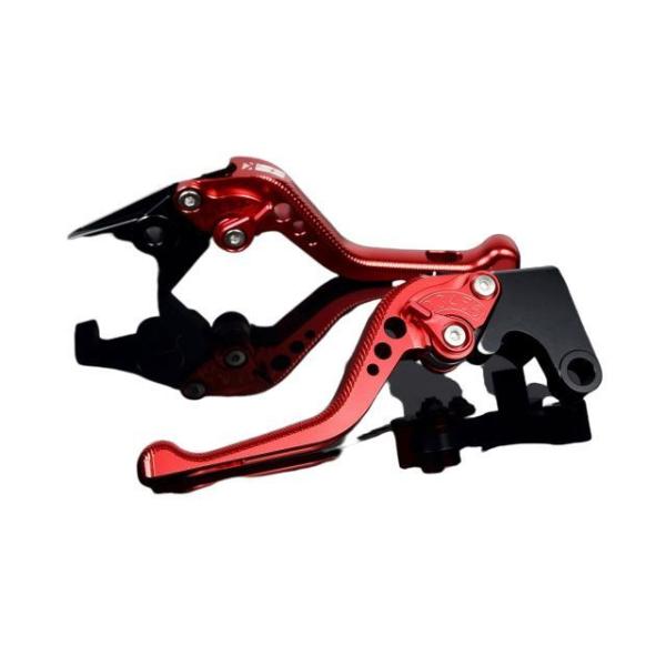 SPEEDRA アルミビレットアジャストレバーセット 3Dショート（レバー本体：レッド） アジャスタ...