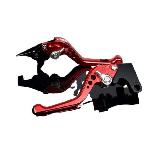 SPEEDRA アルミビレットアジャストレバーセット 3Dショート（レバー本体：レッド） アジャスタ...