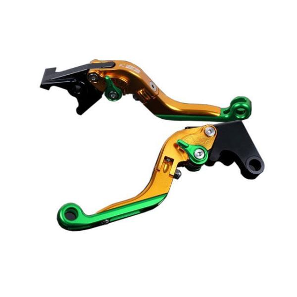 SPEEDRA アルミビレットアジャストレバーセット 可倒延長式（レバー本体：ゴールド） アジャスタ...