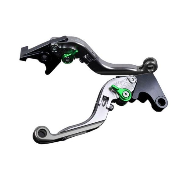 SPEEDRA アルミビレットアジャストレバーセット 可倒延長式（レバー本体：チタン） アジャスター...