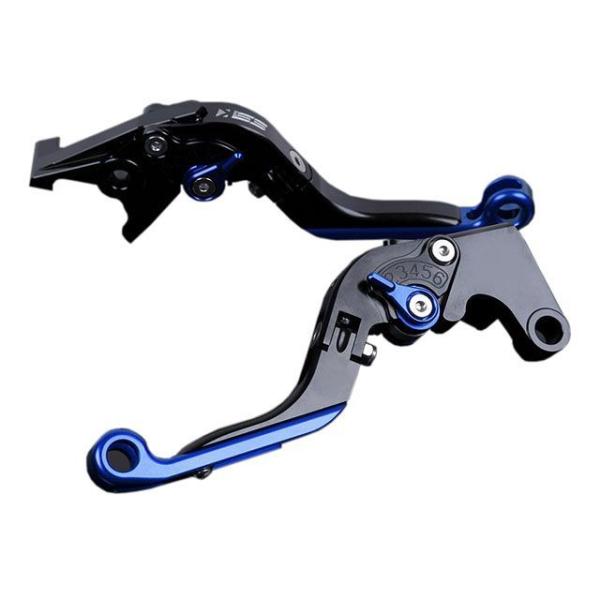 SPEEDRA GSX-R1000 アルミビレットアジャストレバーセット 可倒延長式（レバー本体：ブ...