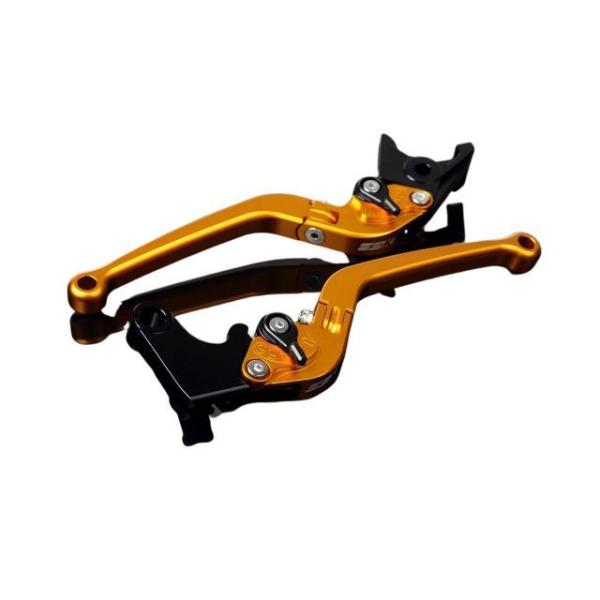 SPEEDRA アルミビレットアジャストレバーセット スタンダード可倒式（レバー本体：マットゴールド...