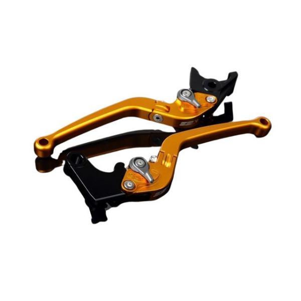 SPEEDRA アルミビレットアジャストレバーセット スタンダード可倒式（レバー本体：マットゴールド...