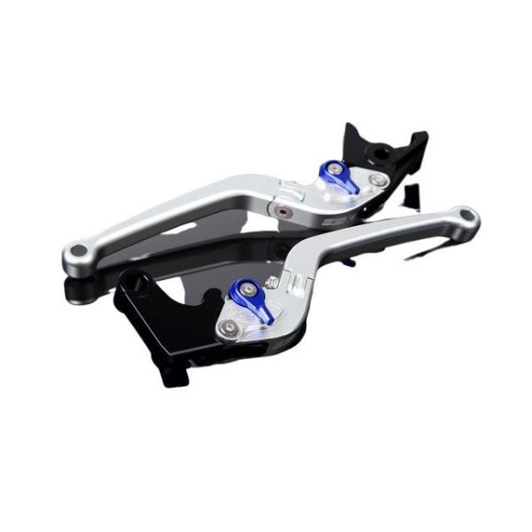 SPEEDRA アルミビレットアジャストレバーセット スタンダード可倒式（レバー本体：マットシルバー...