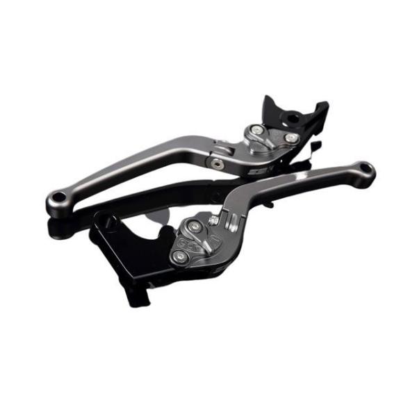 SPEEDRA アルミビレットアジャストレバーセット スタンダード可倒式（レバー本体：マットチタン）...