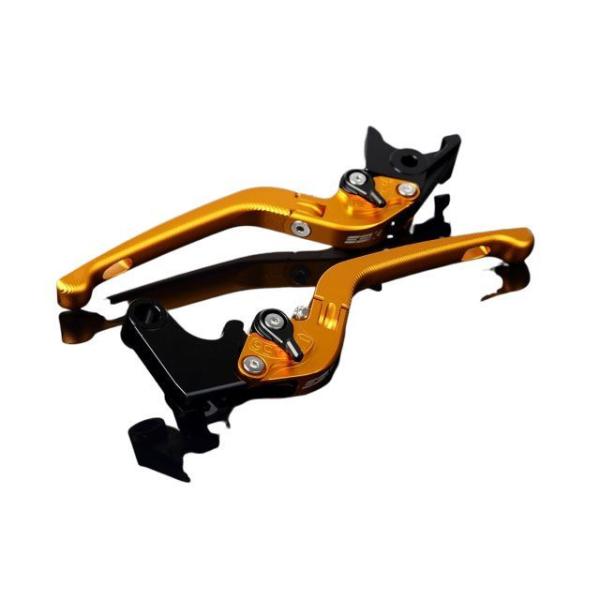 SPEEDRA アルミビレットアジャストレバーセット 3D可倒式（レバー本体：マットゴールド） アジ...