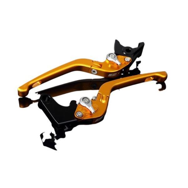 SPEEDRA アルミビレットアジャストレバーセット 3D可倒式（レバー本体：マットゴールド） アジ...