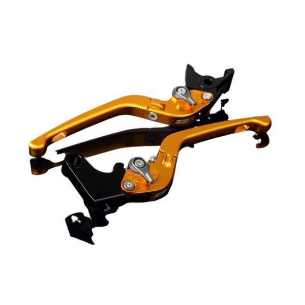 SPEEDRA アルミビレットアジャストレバーセット 3D可倒式（レバー本体：マットゴールド） アジ...