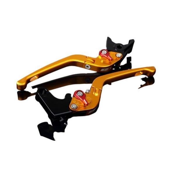 SPEEDRA アルミビレットアジャストレバーセット 3D可倒式（レバー本体：マットゴールド） アジ...