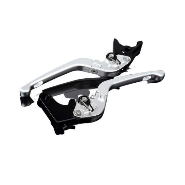 SPEEDRA アルミビレットアジャストレバーセット 3D可倒式（レバー本体：マットシルバー） アジ...