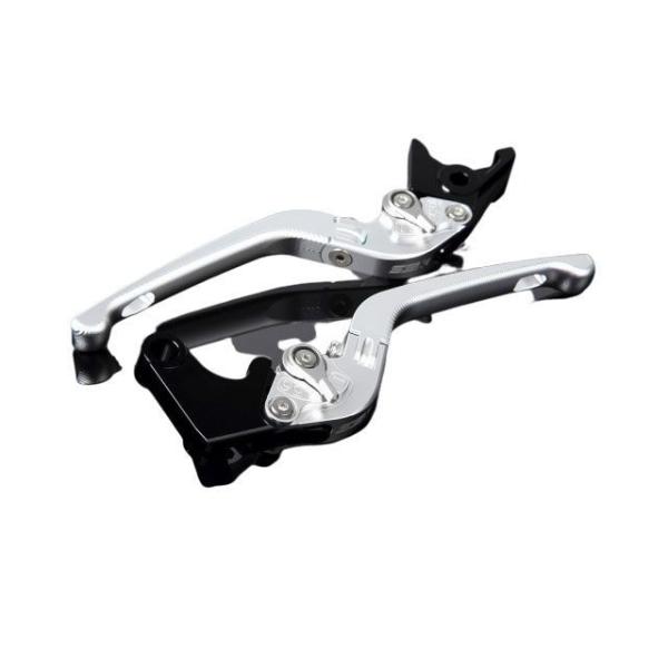SPEEDRA アルミビレットアジャストレバーセット 3D可倒式（レバー本体：マットシルバー） アジ...