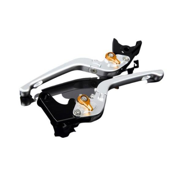 SPEEDRA アルミビレットアジャストレバーセット 3D可倒式（レバー本体：マットシルバー） アジ...