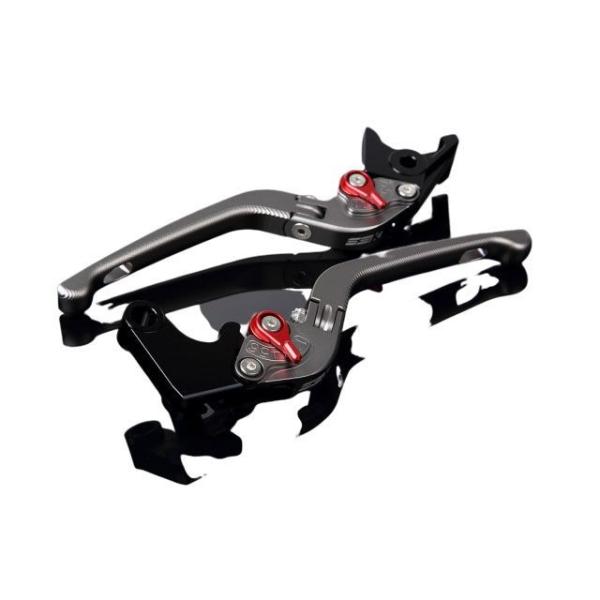 SPEEDRA アルミビレットアジャストレバーセット 3D可倒式（レバー本体：マットチタン） アジャ...