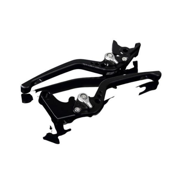 SPEEDRA アルミビレットアジャストレバーセット 3Dロング（レバー本体：マットブラック） アジ...