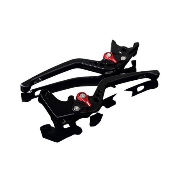 SPEEDRA アルミビレットアジャストレバーセット 3Dロング（レバー本体：マットブラック） アジ...