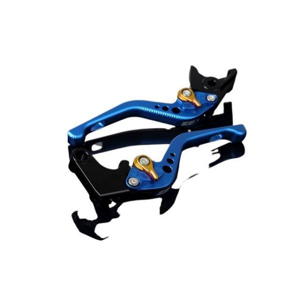 SPEEDRA アルミビレットアジャストレバーセット 3Dショート（レバー本体：マットブルー） アジ...