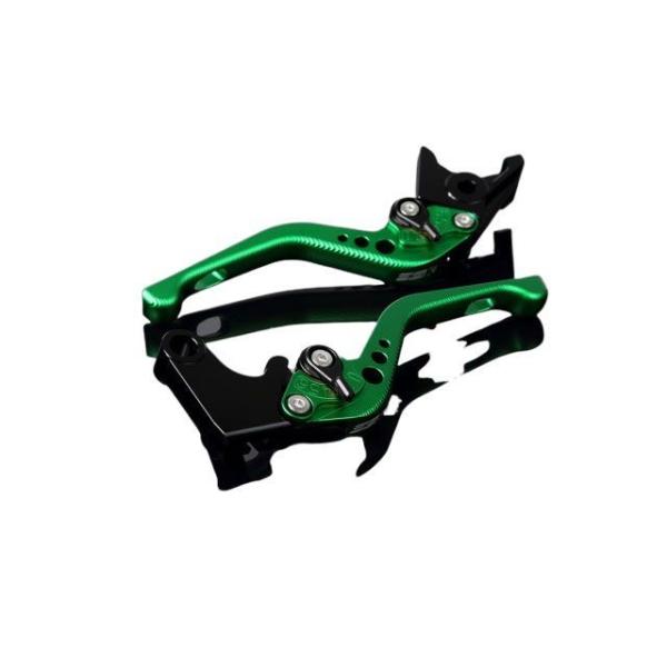 SPEEDRA アルミビレットアジャストレバーセット 3Dショート（レバー本体：マットグリーン） ア...