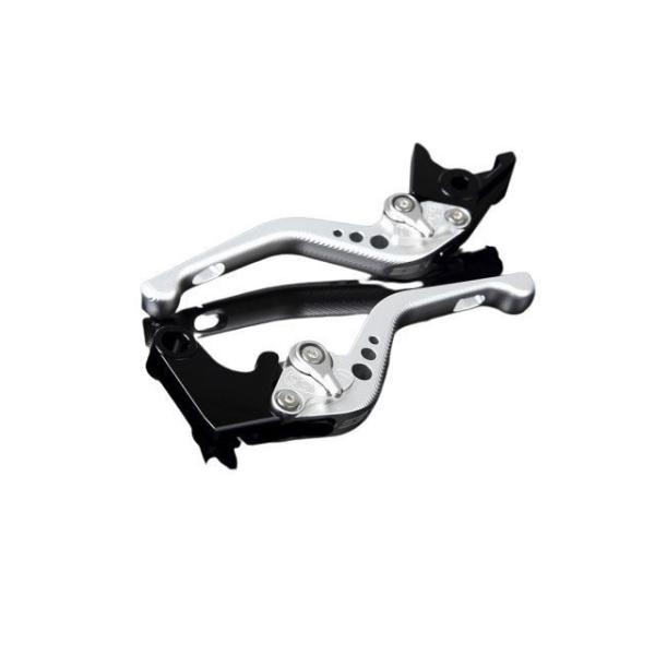 SPEEDRA アルミビレットアジャストレバーセット 3Dショート（レバー本体：マットシルバー） ア...