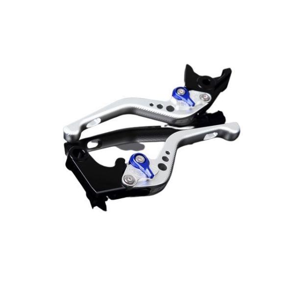 SPEEDRA アルミビレットアジャストレバーセット 3Dショート（レバー本体：マットシルバー） ア...