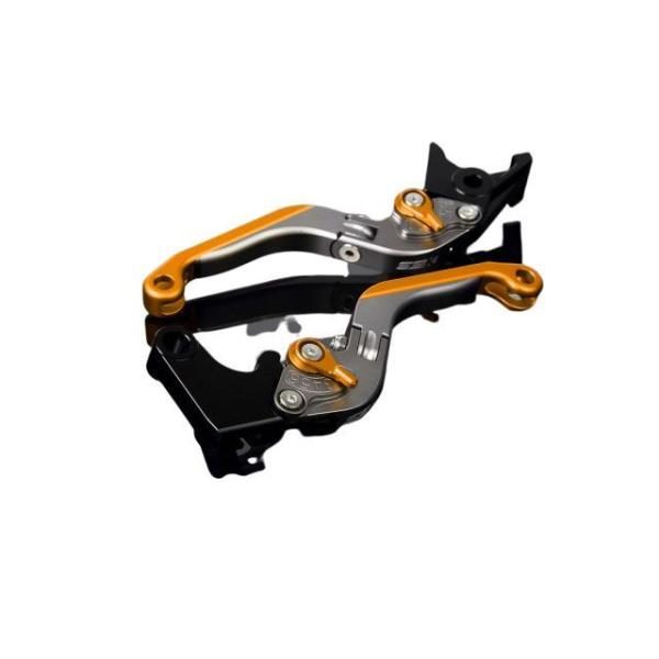 SPEEDRA アルミビレットアジャストレバーセット 可倒延長式（レバー本体：マットチタン） アジャ...