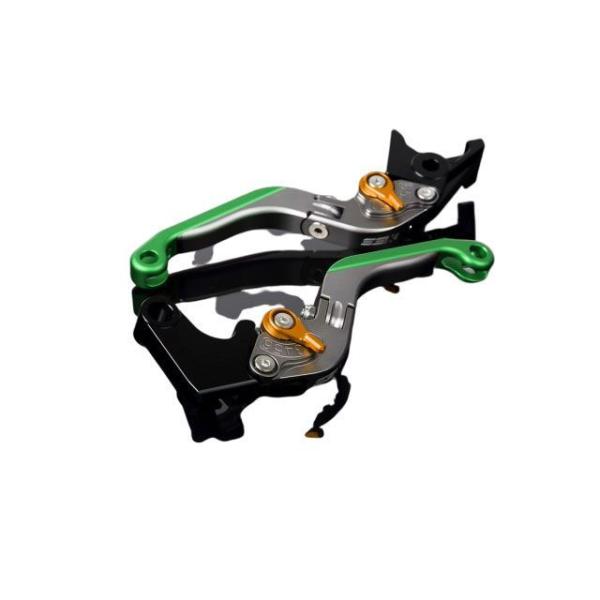 SPEEDRA アルミビレットアジャストレバーセット 可倒延長式（レバー本体：マットチタン） アジャ...