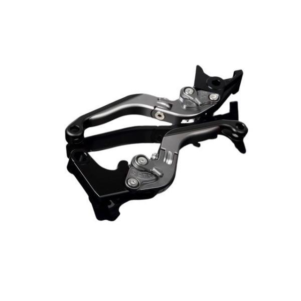 SPEEDRA アルミビレットアジャストレバーセット 可倒延長式（レバー本体：マットチタン） アジャ...