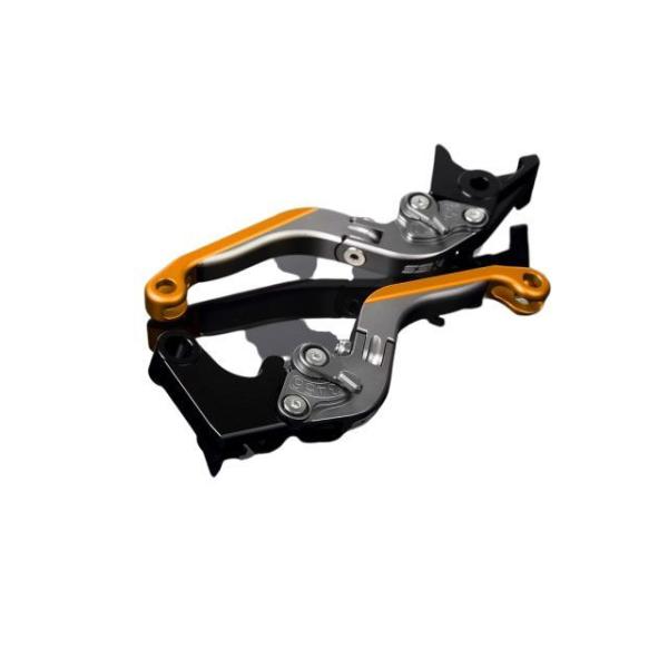 SPEEDRA アルミビレットアジャストレバーセット 可倒延長式（レバー本体：マットチタン） アジャ...