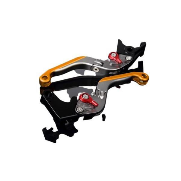 SPEEDRA アルミビレットアジャストレバーセット 可倒延長式（レバー本体：マットチタン） アジャ...