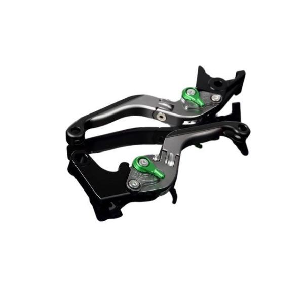 SPEEDRA アルミビレットアジャストレバーセット 可倒延長式（レバー本体：マットチタン） アジャ...